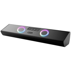 ZEBRONICS Astra 35, Portable Bluetooth Speaker, 16 Watts, Upto 8h Backup, Dual Drivers + Dual Passive Radiators, Call Function, Bluetooth v5.3 | USB | mSD| AUX, TWS, RGB LED