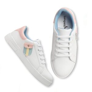 Longwalk Comfotable Women's Sneakers - Round White Sneakers Shoes