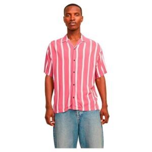 JACK & JONES Striped Spread Collar Casual Shirt