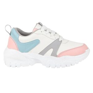 Shoetopia Women's Casual Walking Sneakers || Comfortable Lightweight Lace Comfy Travel & College