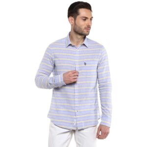 U.S. Polo ASSN. Men's Cotton Regular Fit Casual Shirt