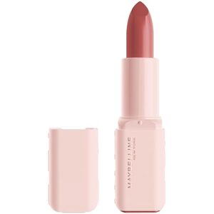 Maybelline New York Serum Lipstick (Satin) 8Hr weightless hydration, One-swipe bold color, Nude - 106 Maybe It's Soft, 4.2g
