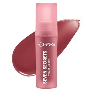 MARS Love Track Velvet Lip Tint (2.8ml) (SEVEN SECRETS) | Velvet Matte Finish | Non-Sticky & Lightweight | Highly Pigmented | Comfortable Wear