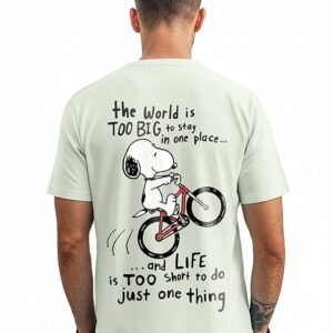 Bewakoof X Peanuts Men's Cotton Graphic Print Regular Fit Half Sleeve Round Neck T-Shirt | Tshirt for Man | Tshirt for Men Cotton | Tshirts for Men Stylish | Casual Wear | Street Wear