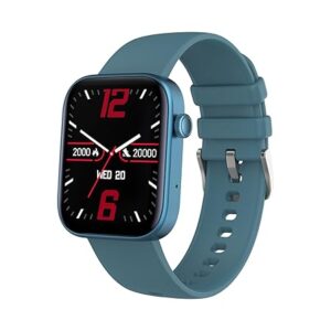 French Connection POP FIT Full Touch Smartwatch with Silicon Band, 1.8'' Large Display, Bluetooth Calling, 120+ Sport Modes, Heart Rate Monitor, Sleep Monitor, Multiple Watch Faces - FCSW02-E