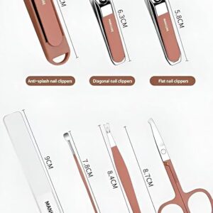 8 Pcs Manicure Set for Thick Nails, Nail Art Set, Ear Digger Spoon Personal Care Tool, Beauty Set Suitable for Professional Grooming Kits (Multi)