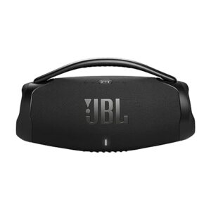 JBL Boombox 3 Wi-Fi, Wireless Portable Bluetooth Speaker, 24H Playtime, Deepest Bass, Built-in Powerbank, Wi-Fi with AirPlay, Alexa Multi-Room, Chromecast Built-in™, PartyBoost, IP67, App (Black)