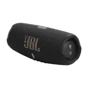 JBL Charge 5 Wi-Fi, Wireless Portable Bluetooth Speaker, Original Pro Sound, 20 Hours Playtime, Deep Bass, Built-in Powerbank, Wi-Fi with AirPlay, IP67 Water & Dustproof, One App (Black)