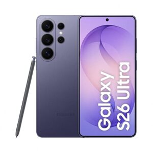 Samsung Galaxy S26 Ultra 5G (Cobalt Violet, 12GB RAM, 512GB Storage) with Built-in Privacy Display, AI Phone, Photo Assist, Creative Studio, 200MP Camera, 5000mAh Battery and Snapdragon 8 Elite Gen 5