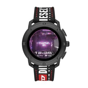 Diesel Axial Digital Black Over sized dial Men's Watch-DZT2022