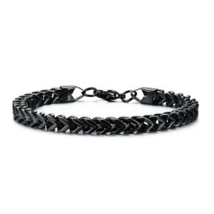 Fashion Frill Stylish Bracelet for Men Stainless Steel Hand Chain Band Jewellery Accessories For Boys Gift for Husband & Boyfriend